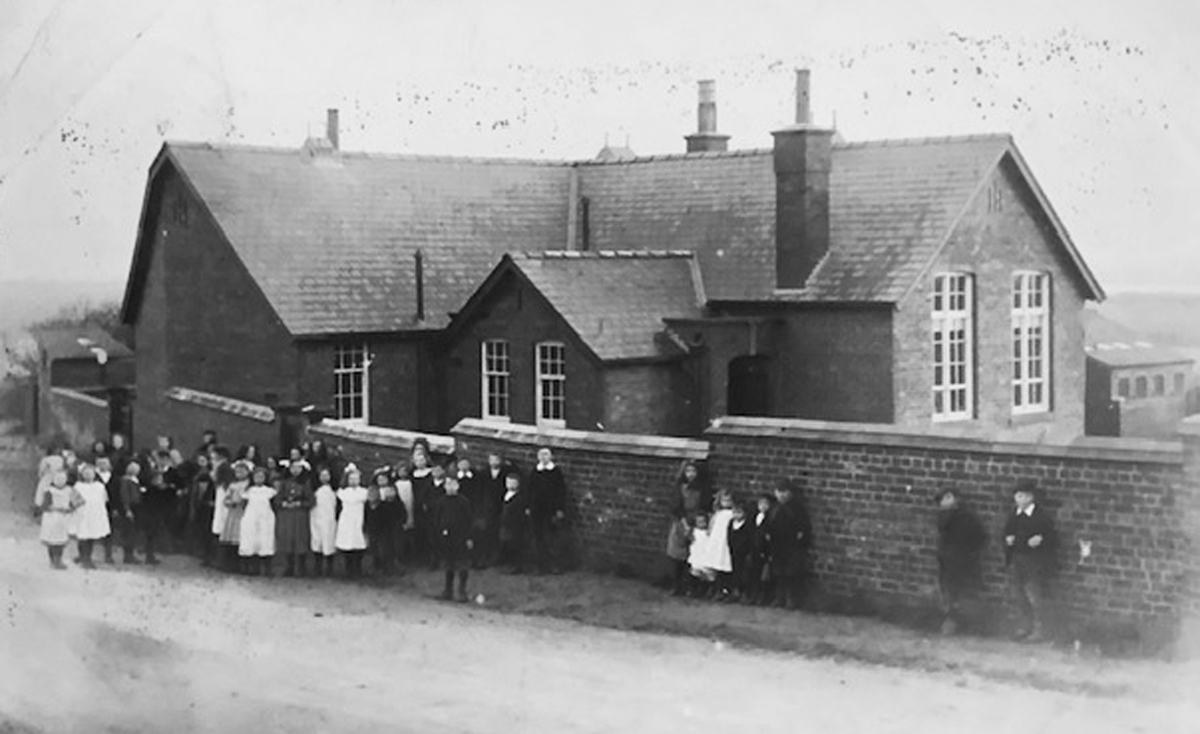 Outside School 1910